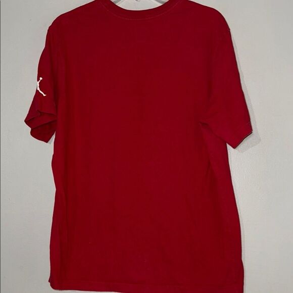 Jordan Red Short Sleeve Tee with Signature Style - Picture 7 of 9